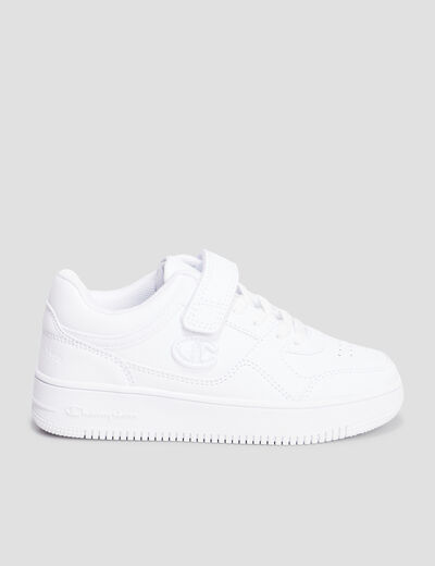 Tennis &agrave; lacets Champion RD18 LOW blanc gar&ccedil;on