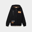 Sweat zipp&eacute; &agrave; capuche Naruto molleton noir gar&ccedil;on