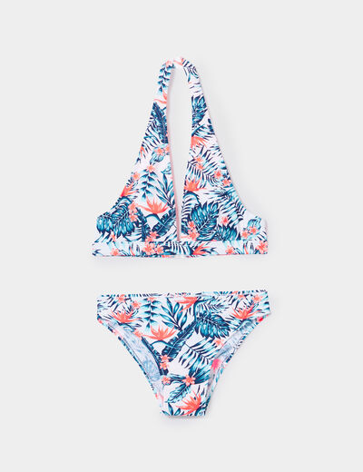 Maillot de bain 2 pièces multicolore fille