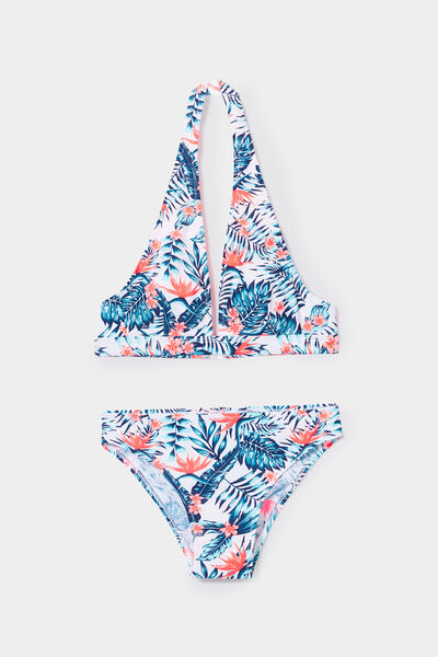 Maillot de bain 2 pi&egrave;ces multicolore fille