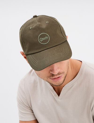 Casquette Creeks vert kaki homme