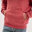 Sweat molleton &agrave; capuche hoodie vieux rose homme