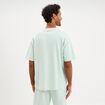 T-shirt col rond droit relax fit vert clair homme