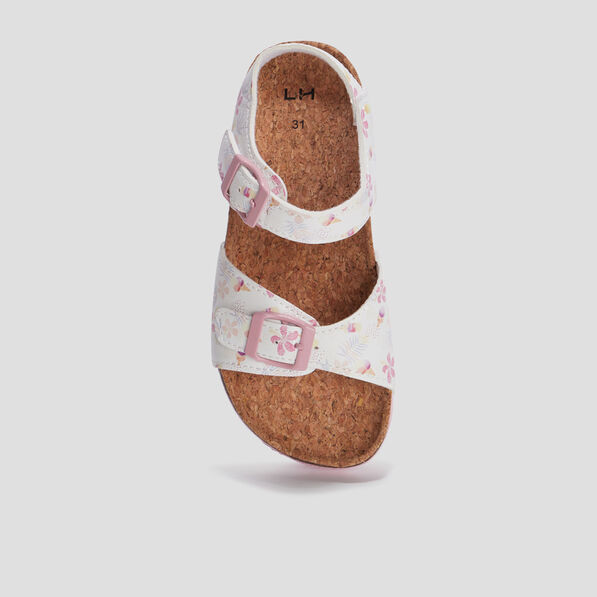 sandales avec boucles multicolore fille Sandales avec boucles multicolore fille