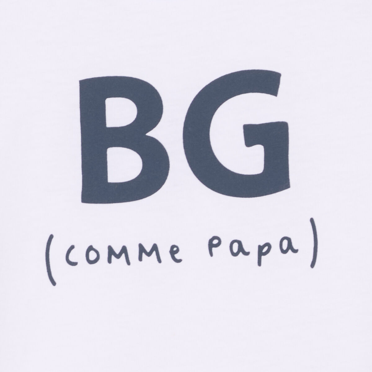 T-shirt col rond manches courtes coton blanc b&eacute;b&eacute; gar&ccedil;on