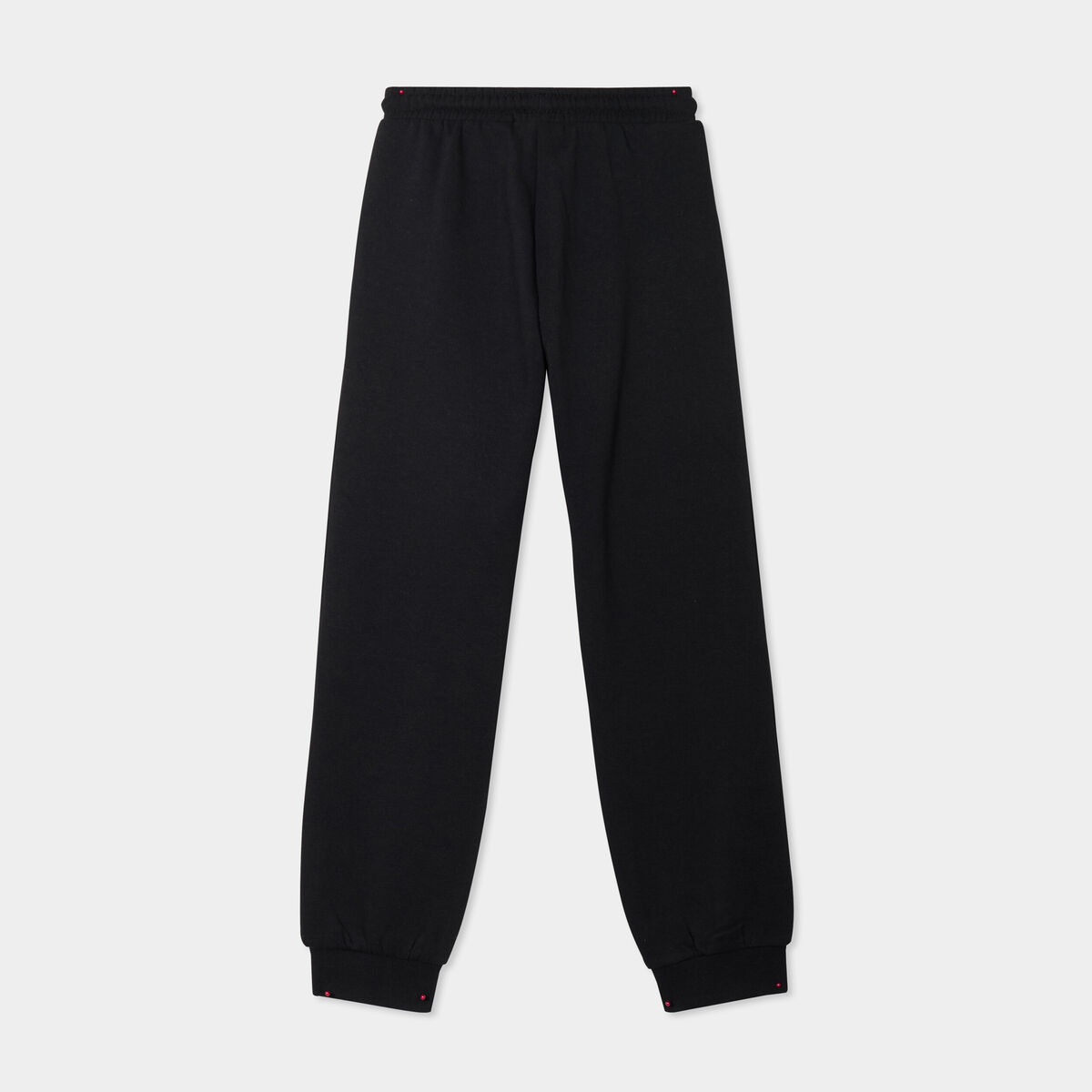 Pantalon de jogging molleton noir fille