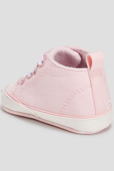 Boots Layette Panpan mauve bébé fille