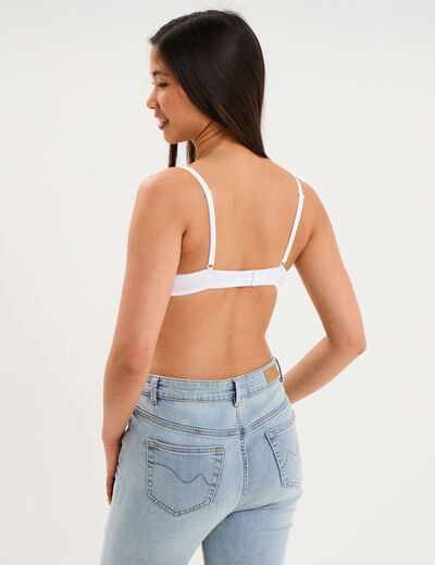 Soutien-gorge embo&icirc;tant padd&eacute; blanc femme