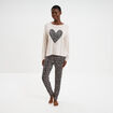 Ensemble pyjama legging et t-shirt sable femme