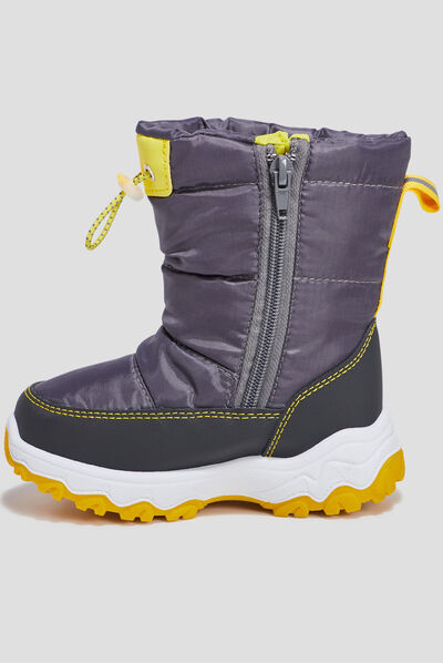 Bottes de neige gris fille