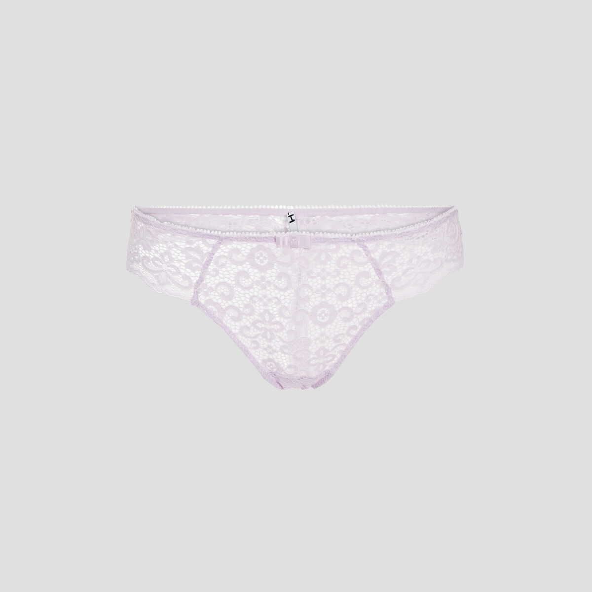 String en dentelle parme femme