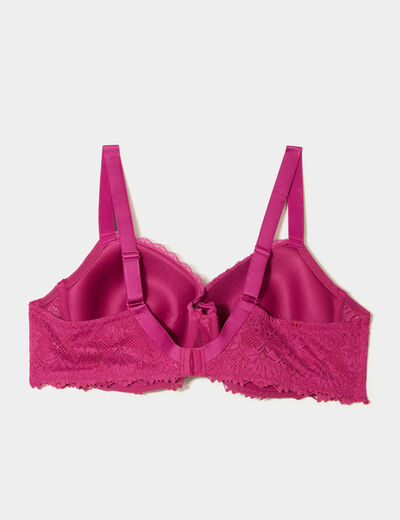 Lot 2 soutiens-gorge paddés violet femme grande taille