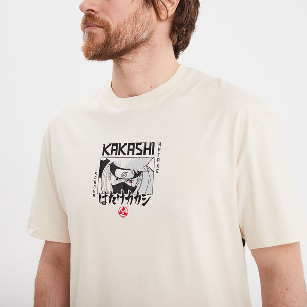 T-shirt manches courtes Naruto Kakashi sable homme