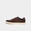 Baskets basses &agrave; lacets marron fonc&eacute; homme