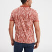 Polo droit manches courtes coton Creeks terracotta homme