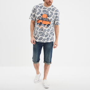 t shirt manches courtes volkswagen ivoire homme T-shirt manches courtes Volkswagen ivoire homme