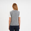 Gilet sans manches boutonné gris femme