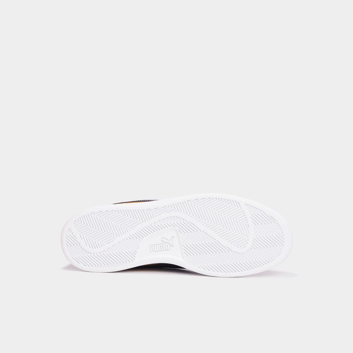 Tennis cuir su&eacute;dine Puma Smash V3 camel homme