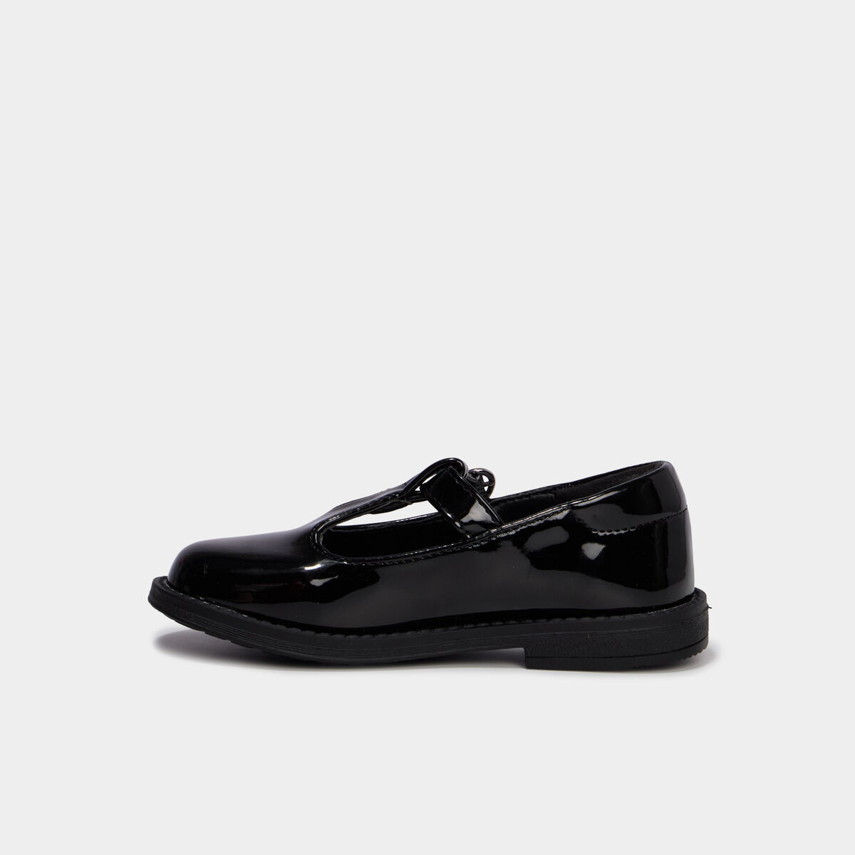 Babies salom&eacute; vernies noir fille