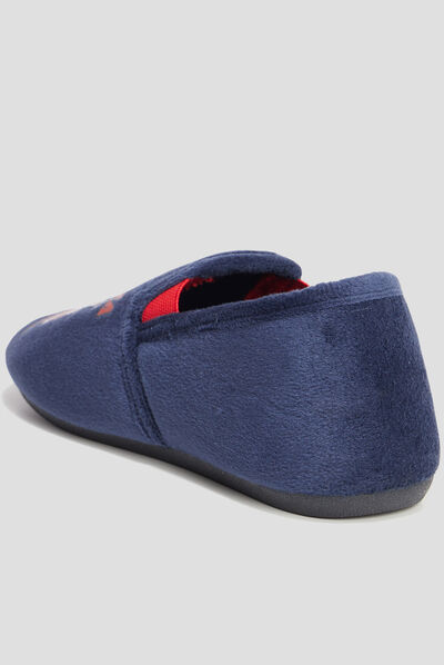 Chaussons Creeks motif California bleu marine garçon