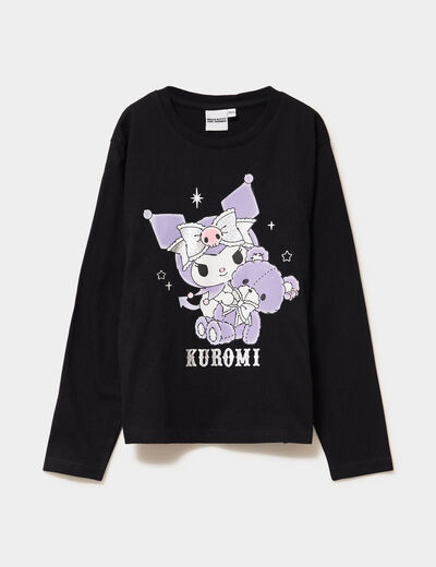 Joli Tee-shirt à Manches Longues Pour Fille - Marque Clayeux - Taille 10 Ans - Très Bon état - Motif Floral Brodé