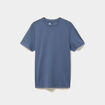 T-shirt slim stretch manches courtes bleu gris homme