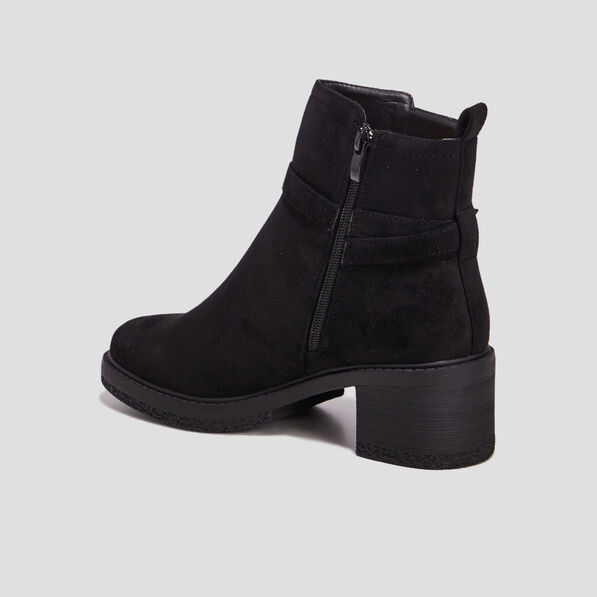 Bottines à talons noir femme