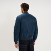 Blouson bomber d&eacute;perlant Liberto bleu marine homme