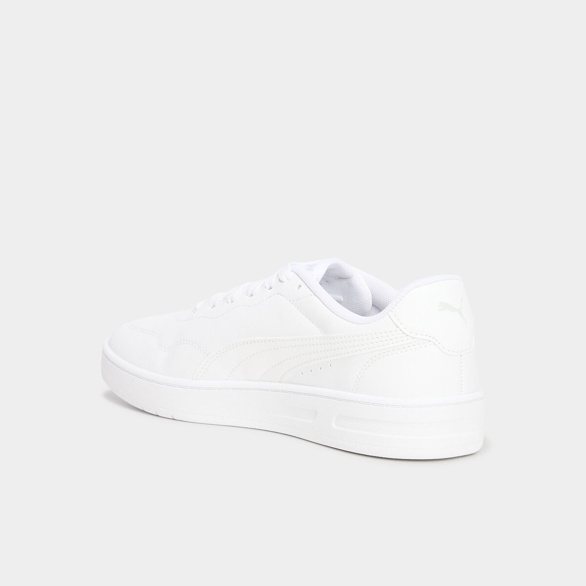 Baskets &agrave; lacets Puma COURT LALLY blanc femme
