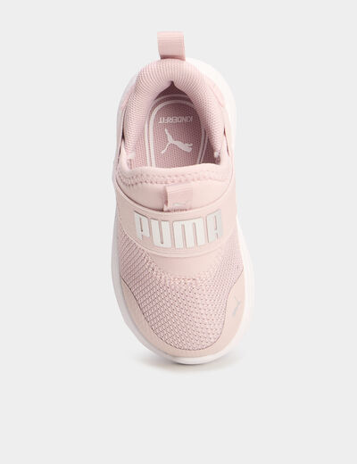 Running élastiquées Softride Puma rose bébé fille