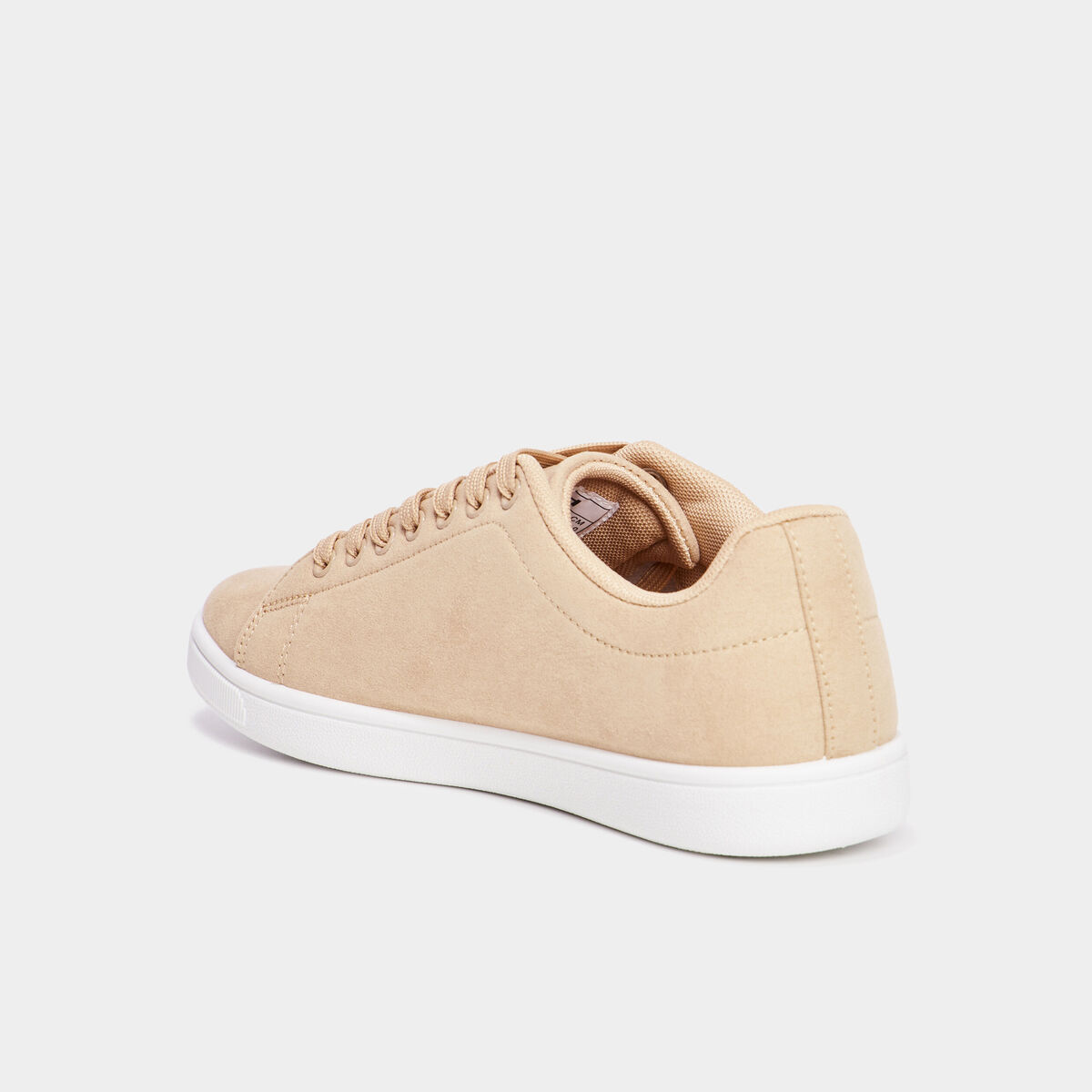 Tennis basses &agrave; lacets sable femme