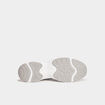 Baskets running &agrave; lacets gris argent homme