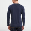 T-shirt manches longues bleu marine homme