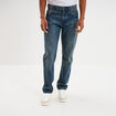 Jeans regular 5 poches coton denim dirty homme