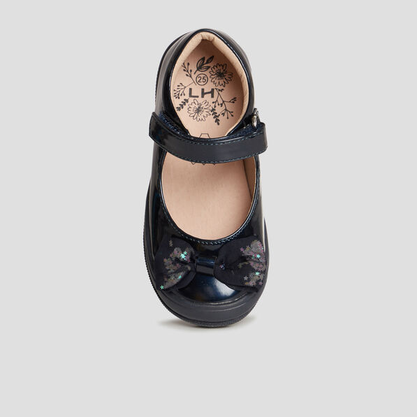 babies vernies a noeuds noir fille Babies vernies à noeuds noir fille