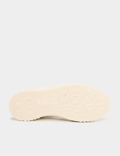 Tennis basses en cuir Puma sable femme