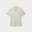 Polo manches courtes gris clair homme