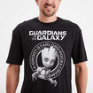 T-shirt Gardiens de la Galaxie Groot noir homme