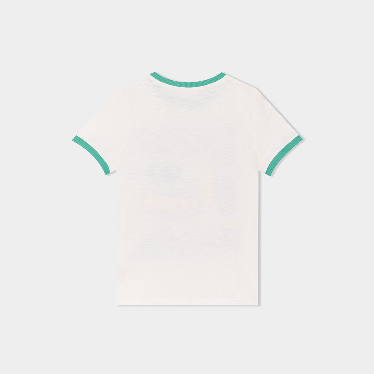 T-shirt manches courtes coton Creeks blanc garçon
