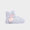 Chaussons fausse fourrure Stitch bleu femme