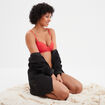 Soutien-gorge triangle paddé dentelle rose framboise femme