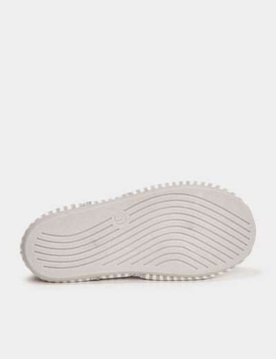 Chaussons ballerines gris fille