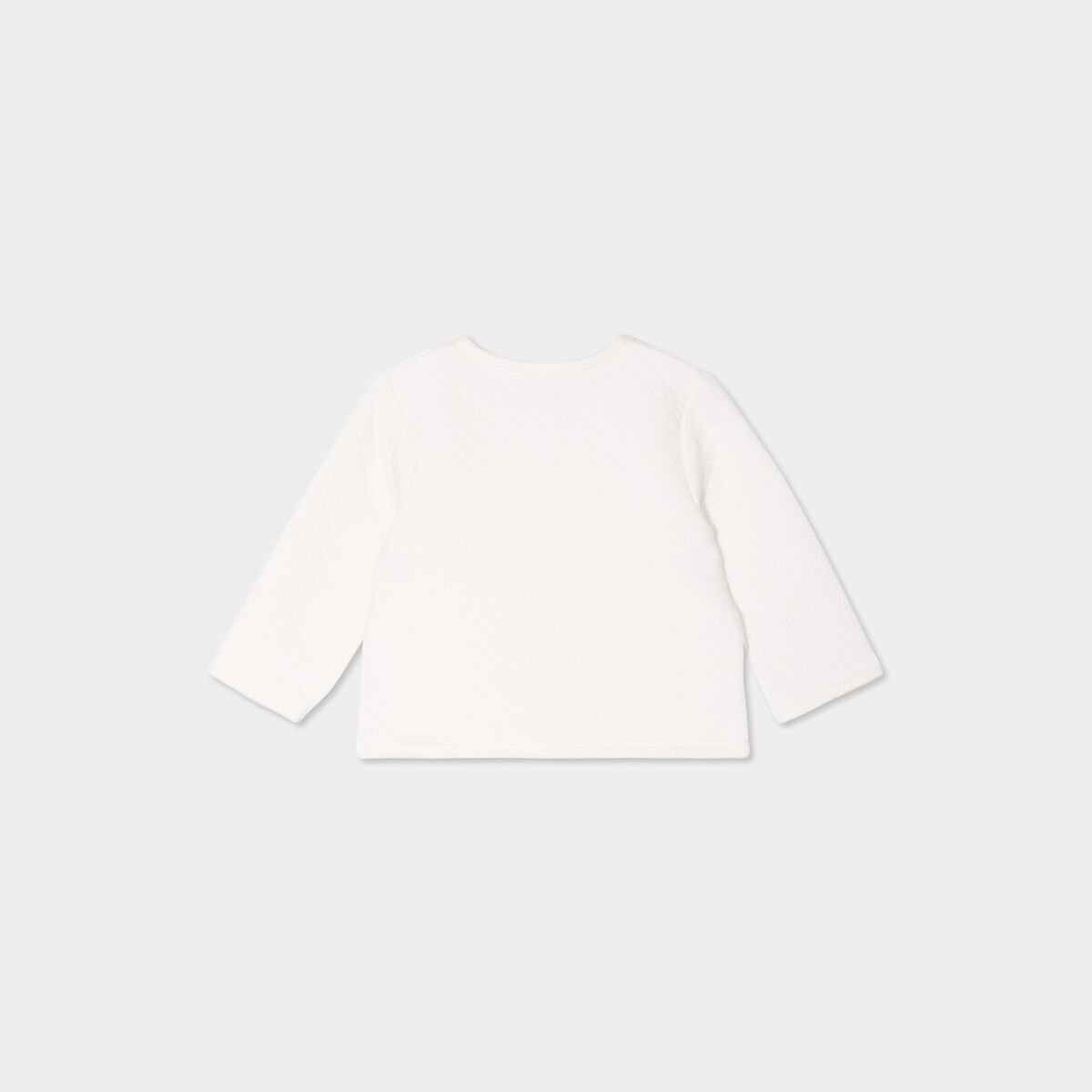Ensemble de naissance 2 pièces blanc bébé fille