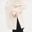 Sweat allaitement manches longues beige femme maternité