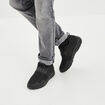 Baskets running languette d'enfilage noir homme