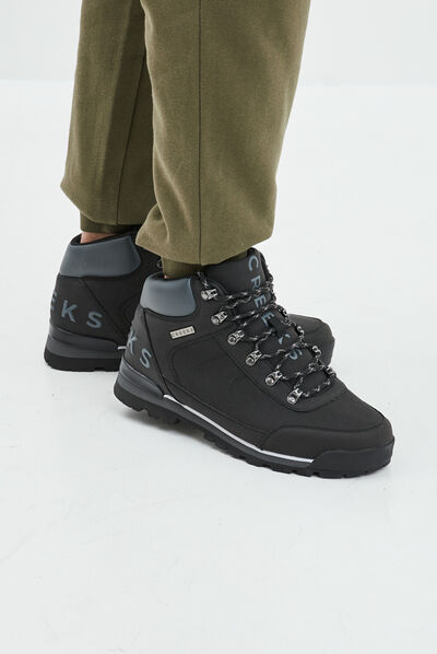 Bottines lacées Creeks noir homme