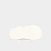 Sandales c&eacute;r&eacute;monie brides fleurs blanc b&eacute;b&eacute; fille