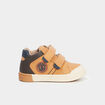 Baskets à scratchs bout rond Creeks camel bébé garçon