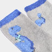 Lot 2 paires chaussettes d'int&eacute;rieur gris gar&ccedil;on