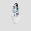 Ballerines en toile avec noeuds blanc femme